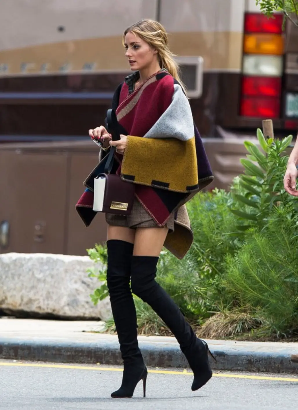 Olivia Palermo (again!) in Burberry