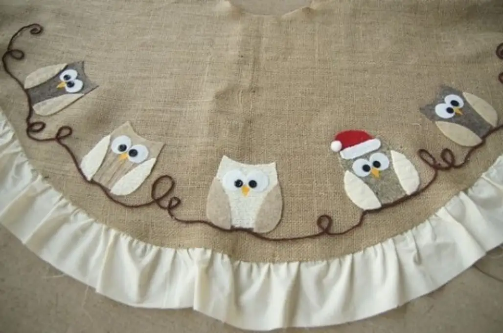 Owl Christmas Tree Skirt
