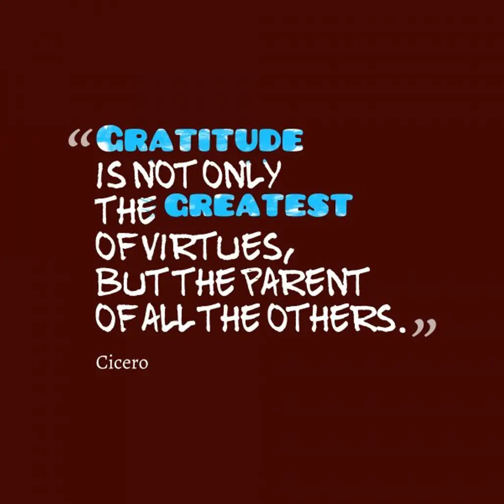 Gratitude Feeds Other Virtues