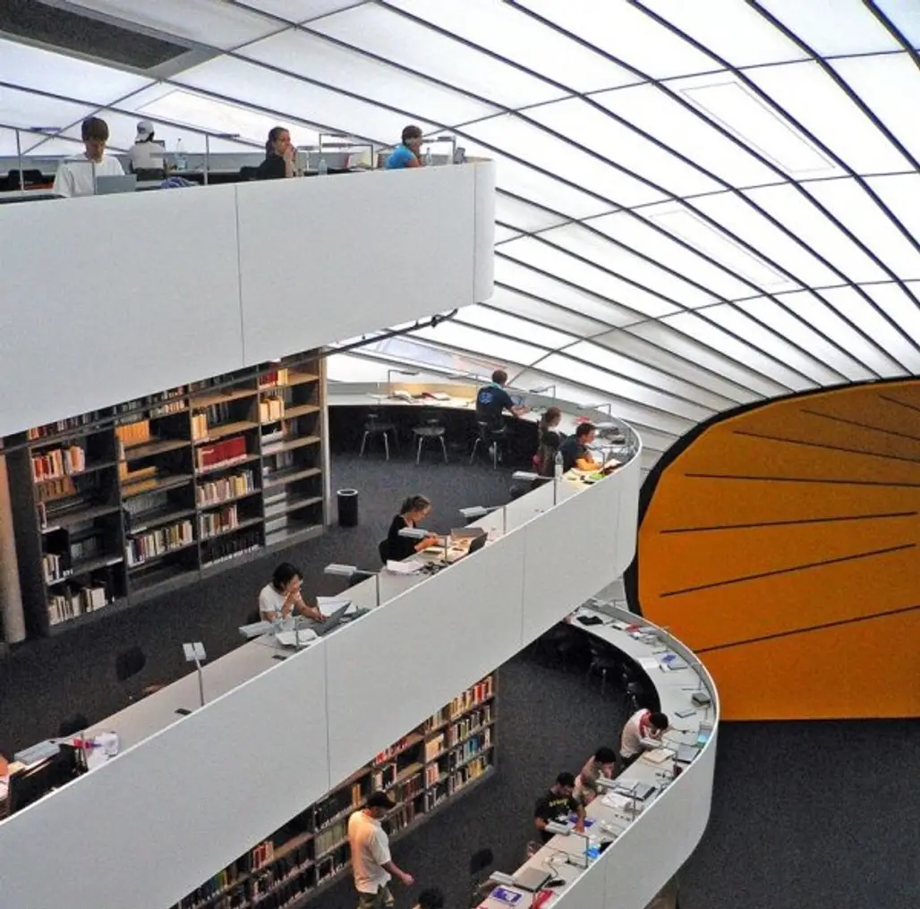 The Library of the Faculty of Philology, the Free University of Berlin—Germany