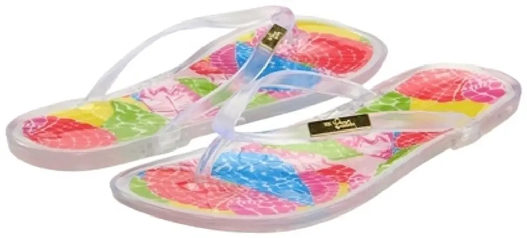 Lilly Pulitzer Shelly Jelly Flip-Flops