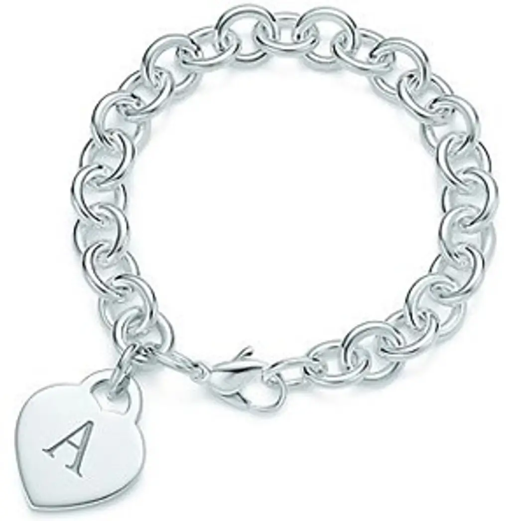 Tiffany Alphabet Heart Tag Bracelet
