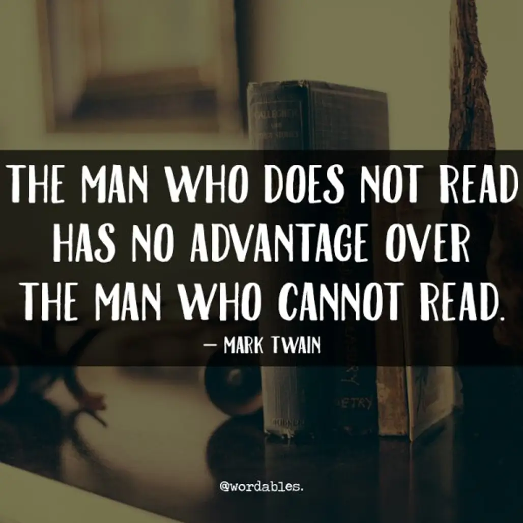 The Man WHo Does Not Read