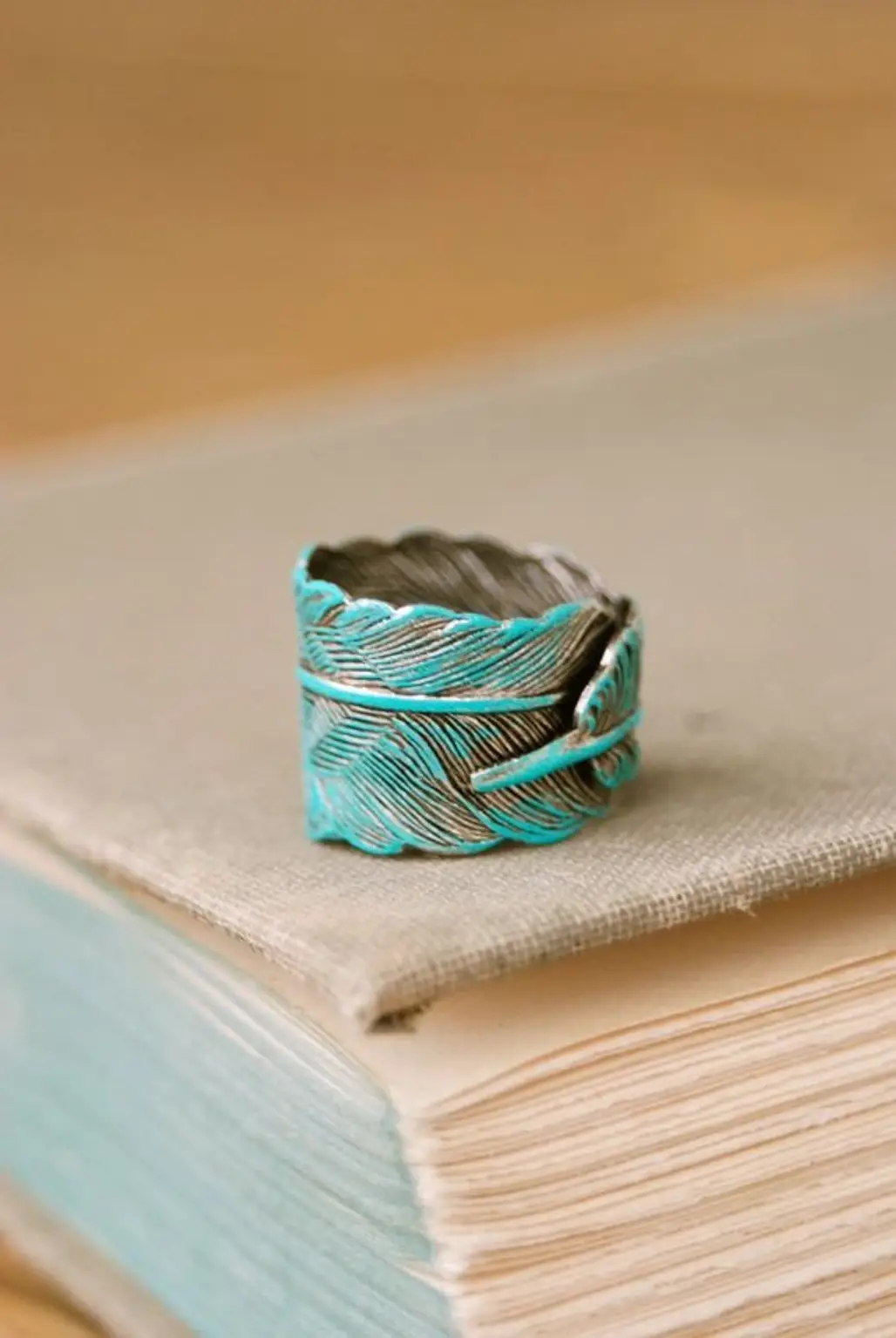 Stay on Trend with This Bohemian Feather Ring