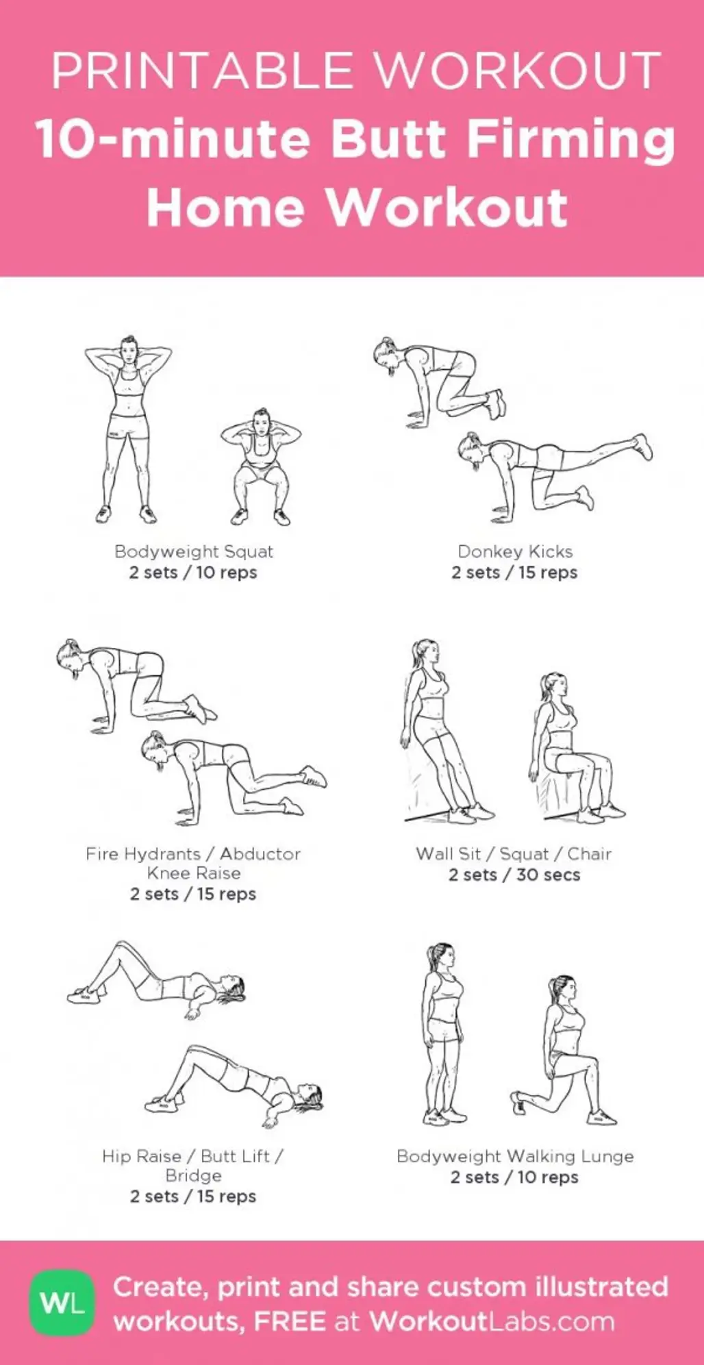 10-minute Butt Firming Workout