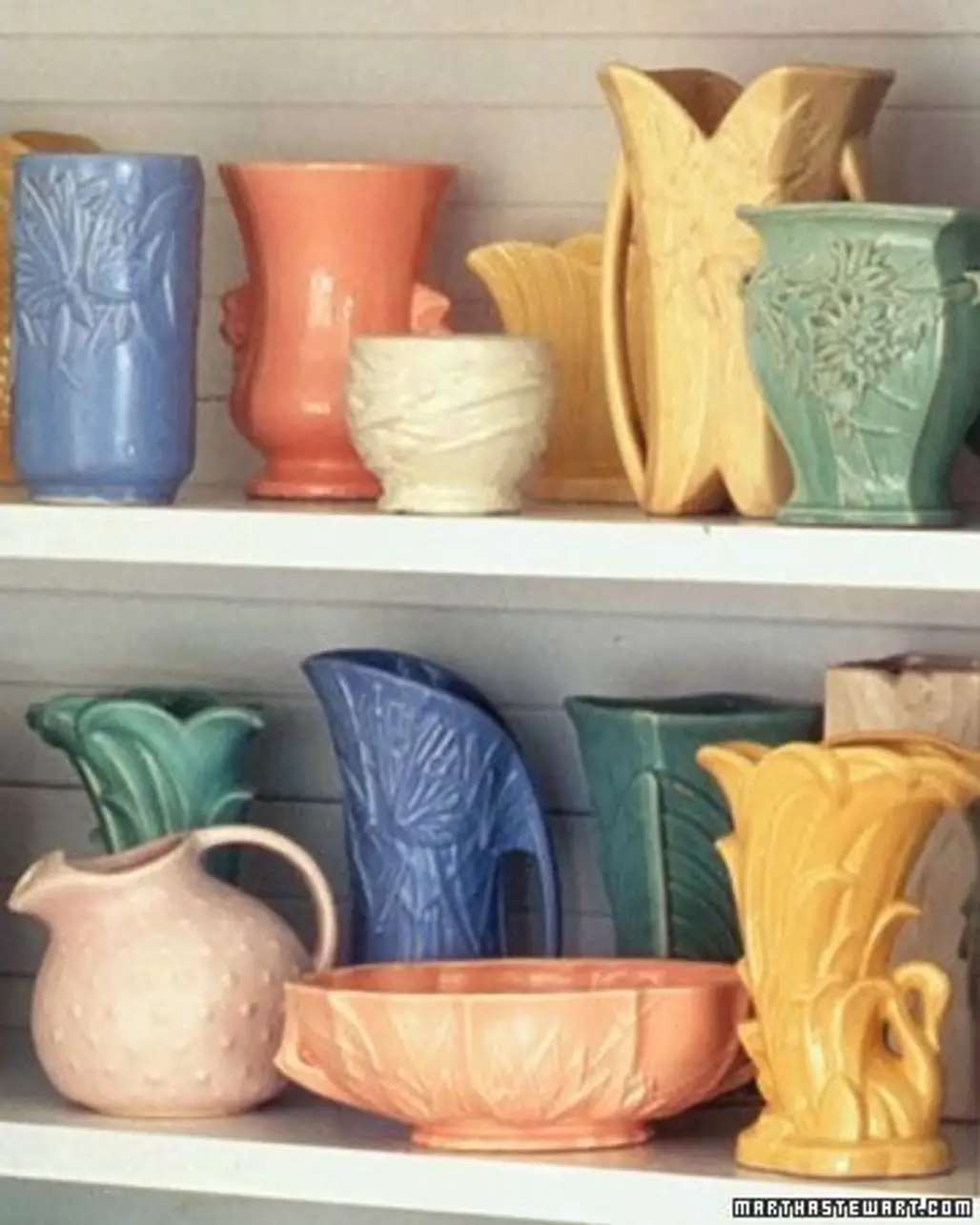 Shelves of Vases