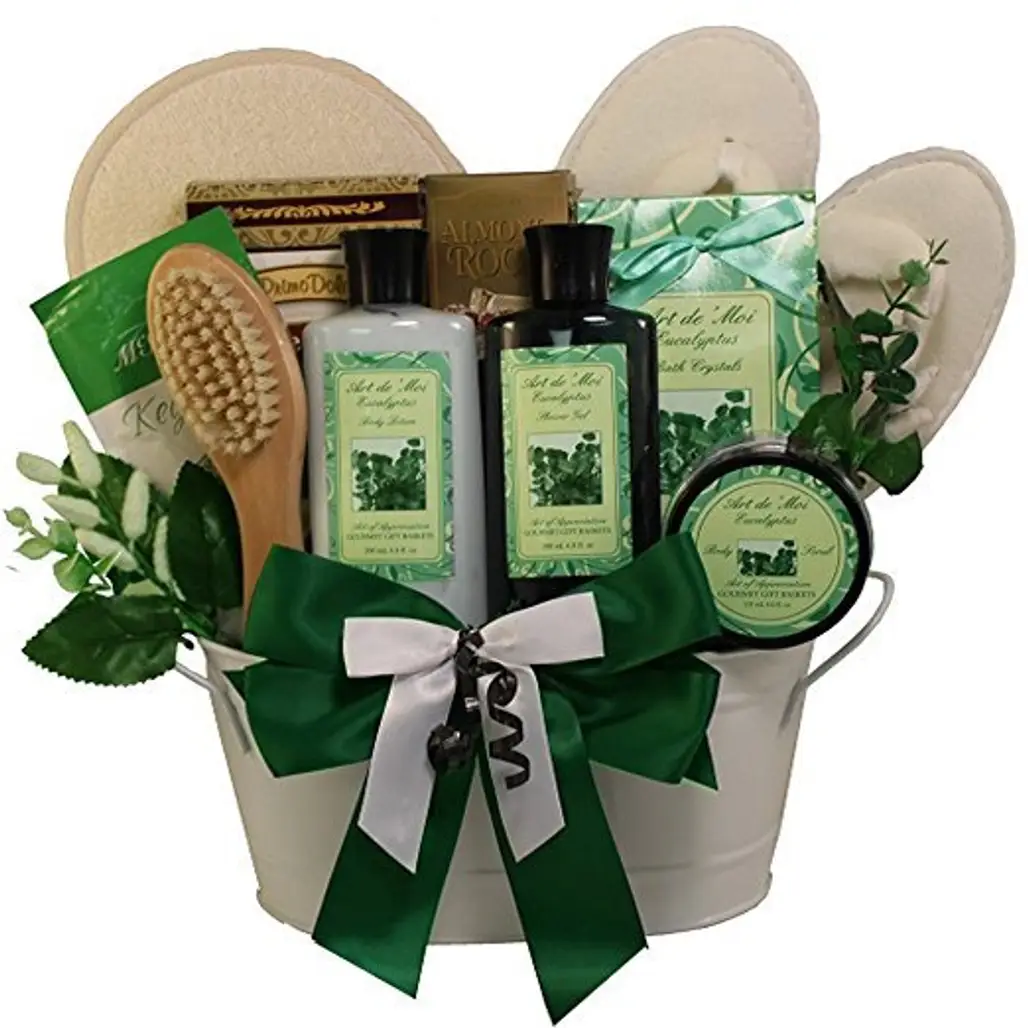 green, product, gift basket, flower, illustration,