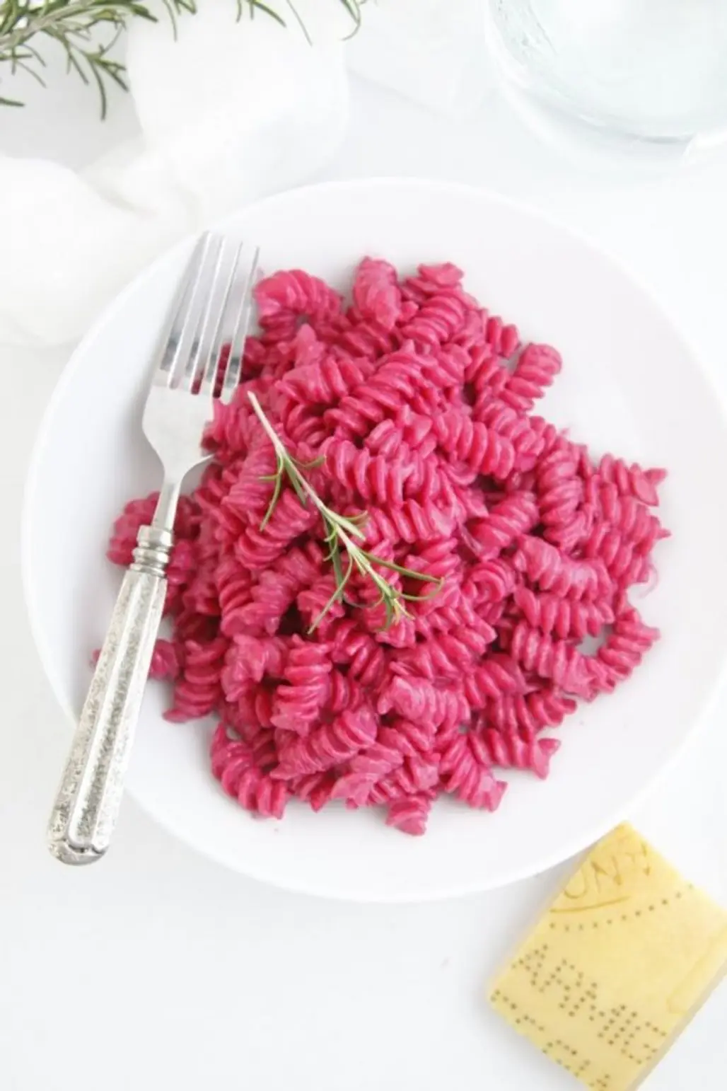 Pink Pasta with Creamy Roasted Beet Sauce