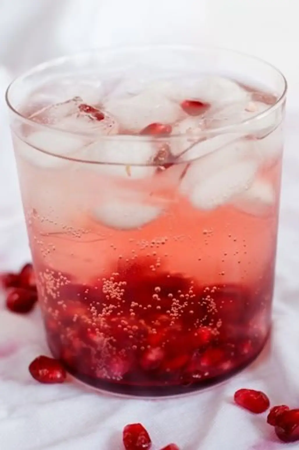 Rosé Wine Spritzers with Pomegranate