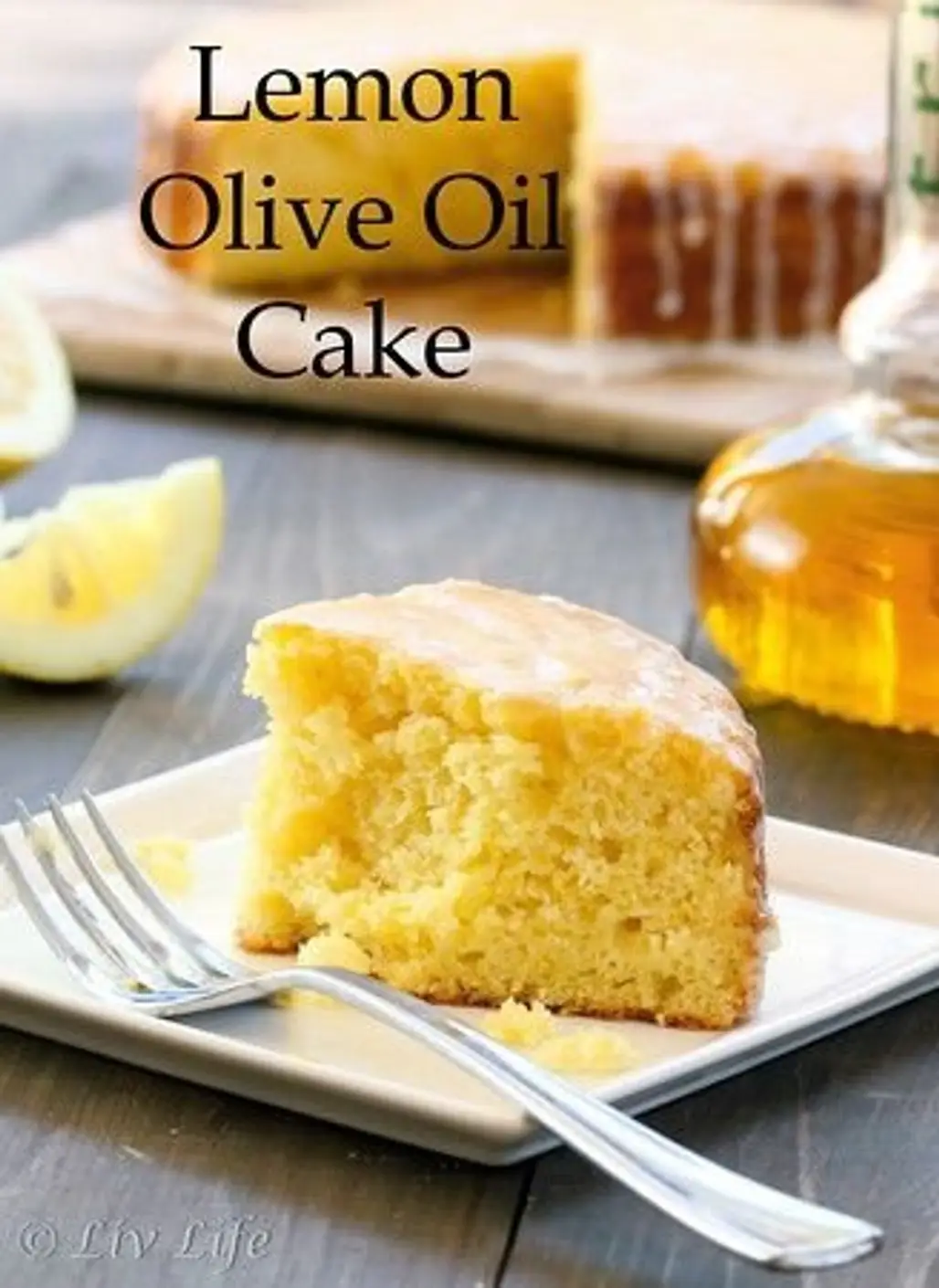 Lemon Cornmeal Olive Oil Cake