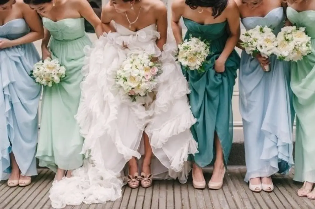 Colorful Bridesmaids Dresses