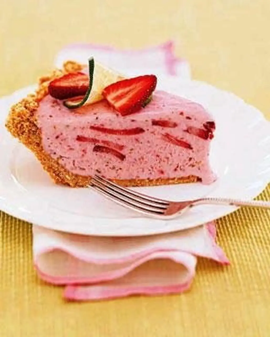 Frozen Strawberry Margarita Pie