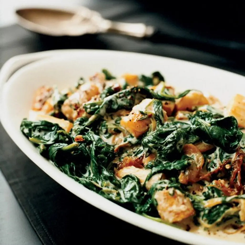 Creamed Spinach and Parsnips – Get in My Face Now!