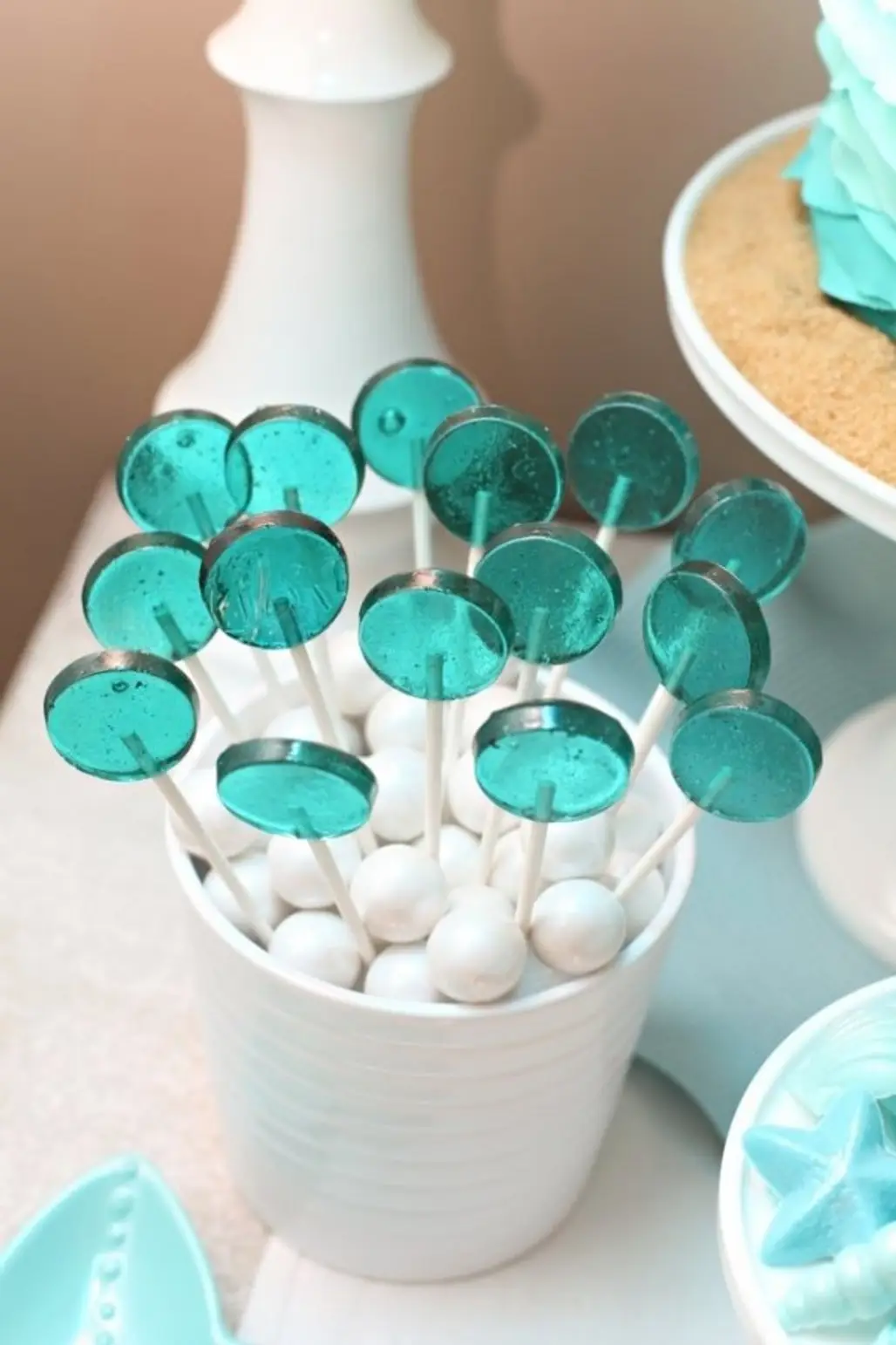 Aqua Lollipops