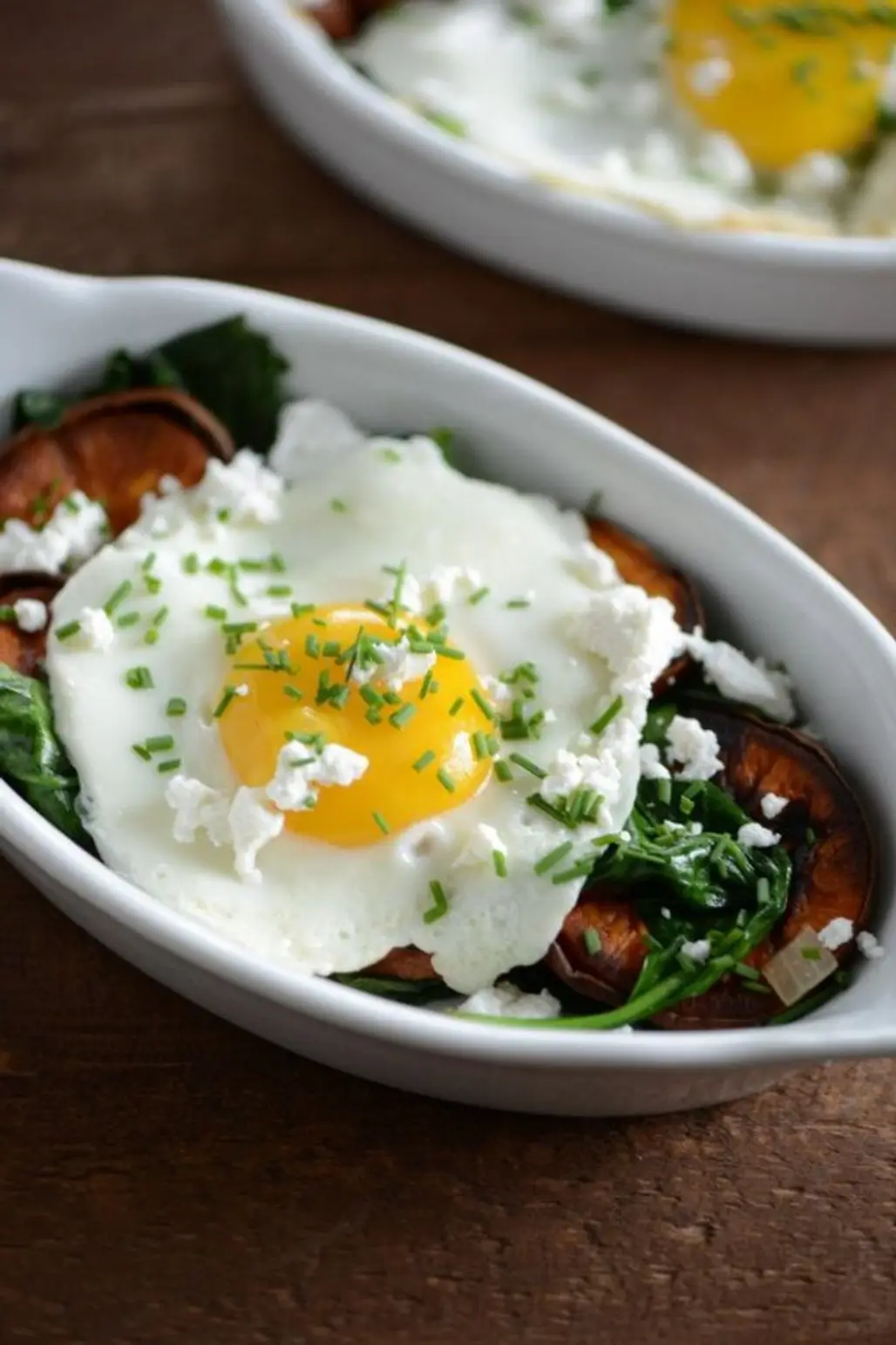 Sweet Potato and Spinach Breakfast Bowl