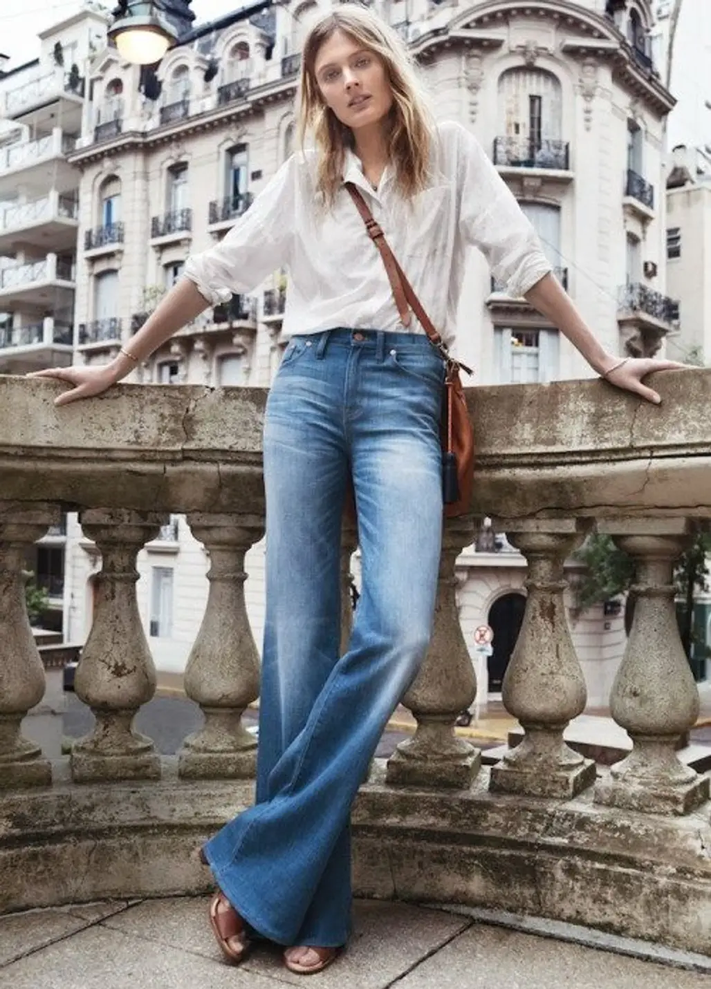 Channel the 70s with Flared Jeans