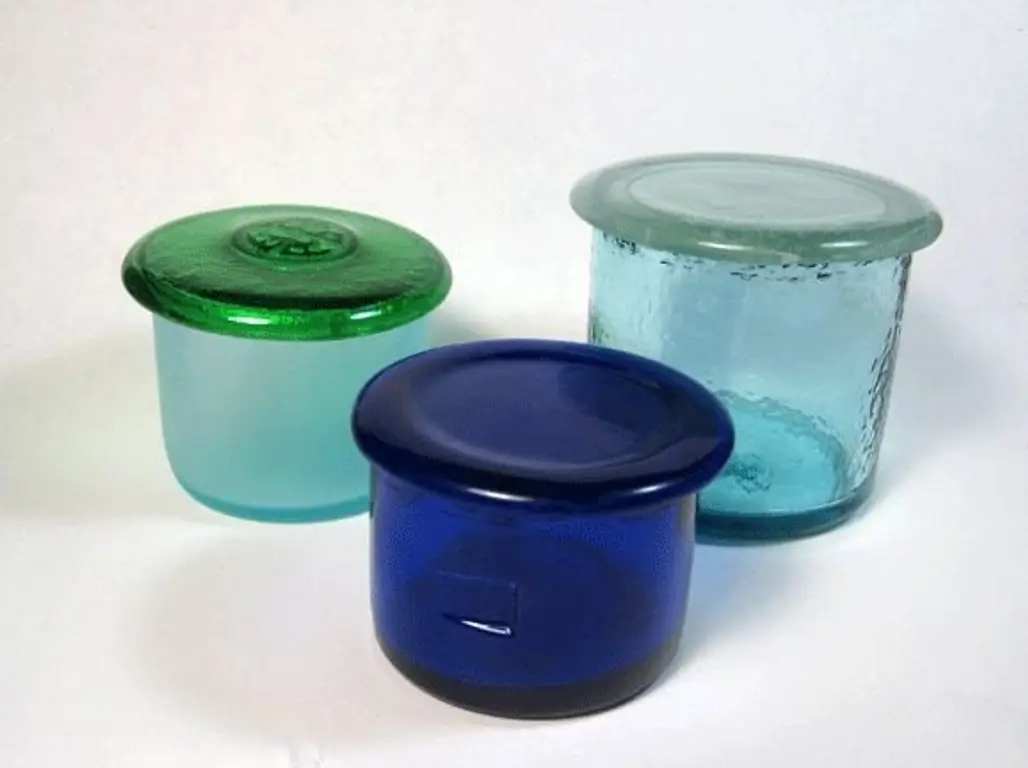 Recycled Wine Bottle Trinket Boxes