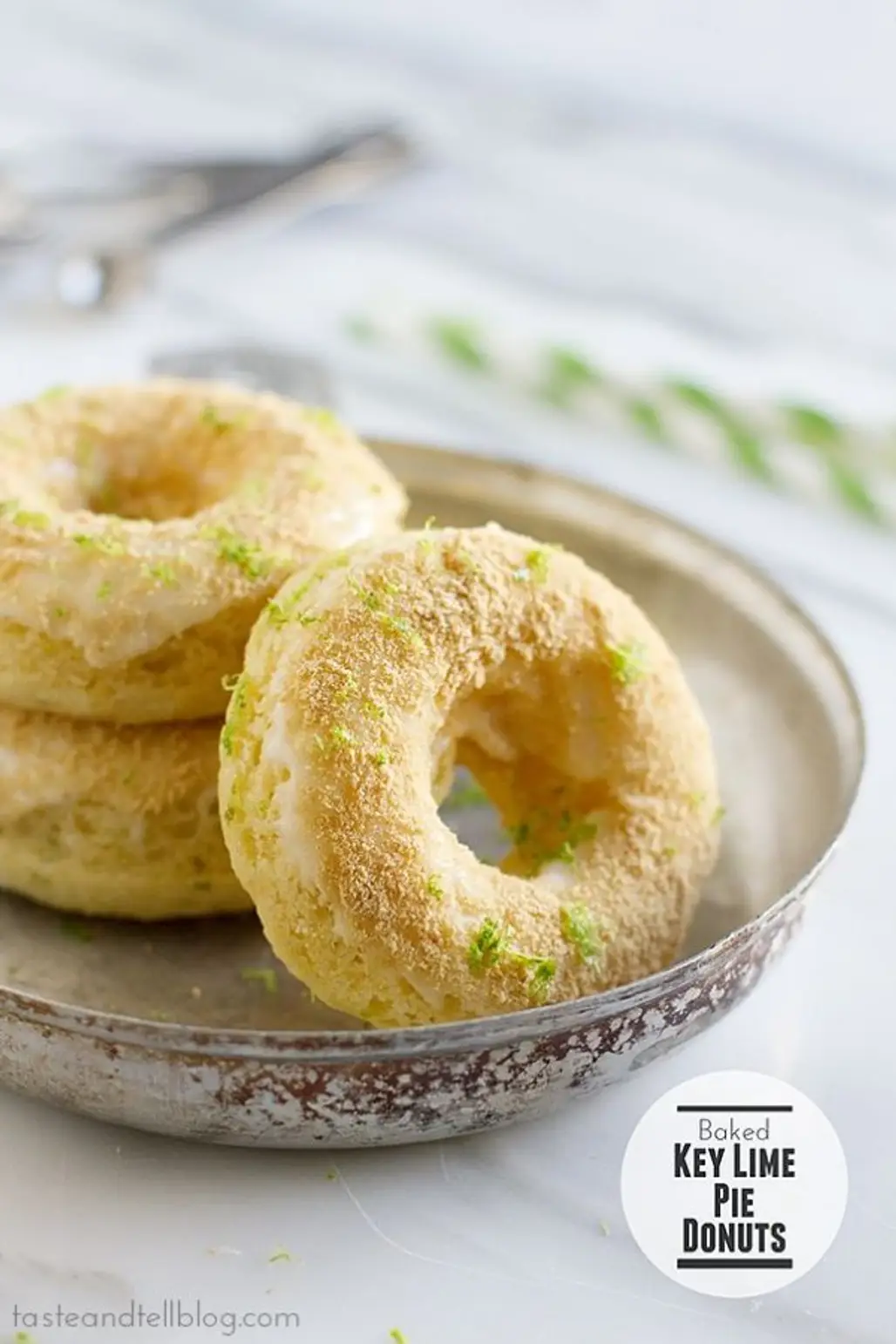 Baked Key Lime Pie Donuts