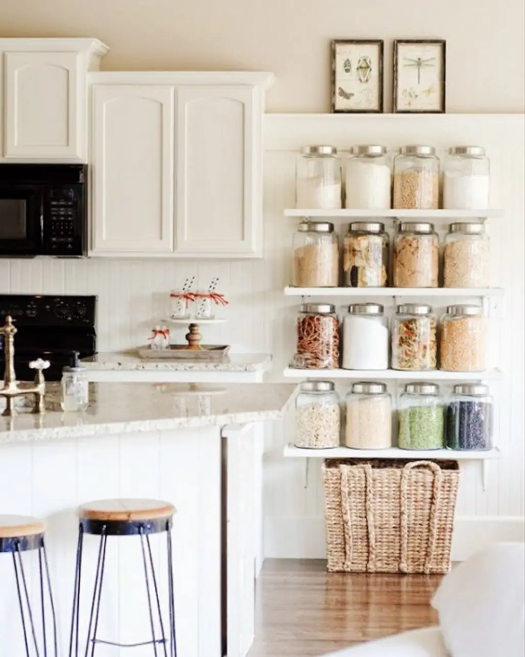 Add Pantry Shelves to a Blank Wall