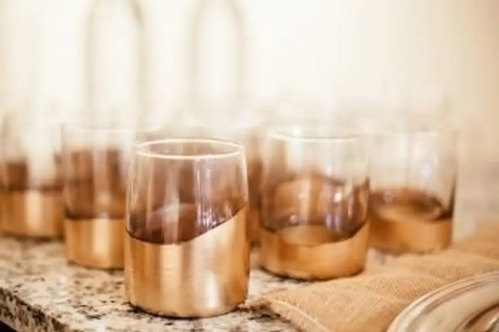 Gold -Dipped Glasses
