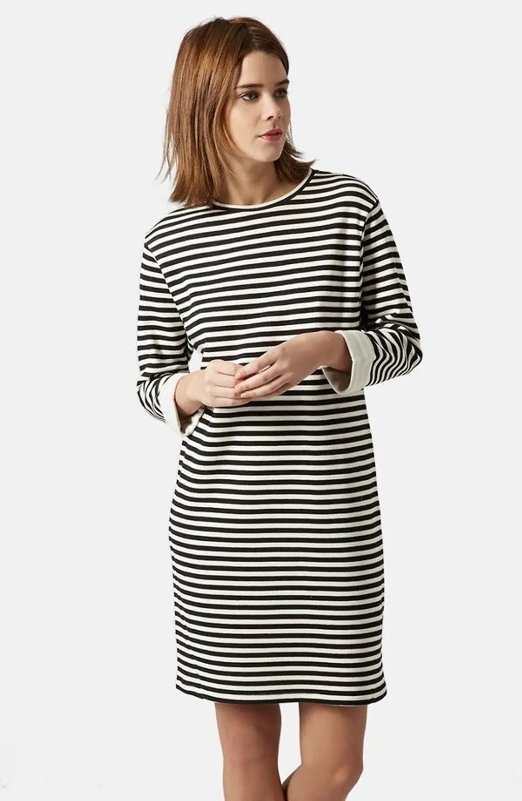 Women's Topshop Stripe Sweater Dress,