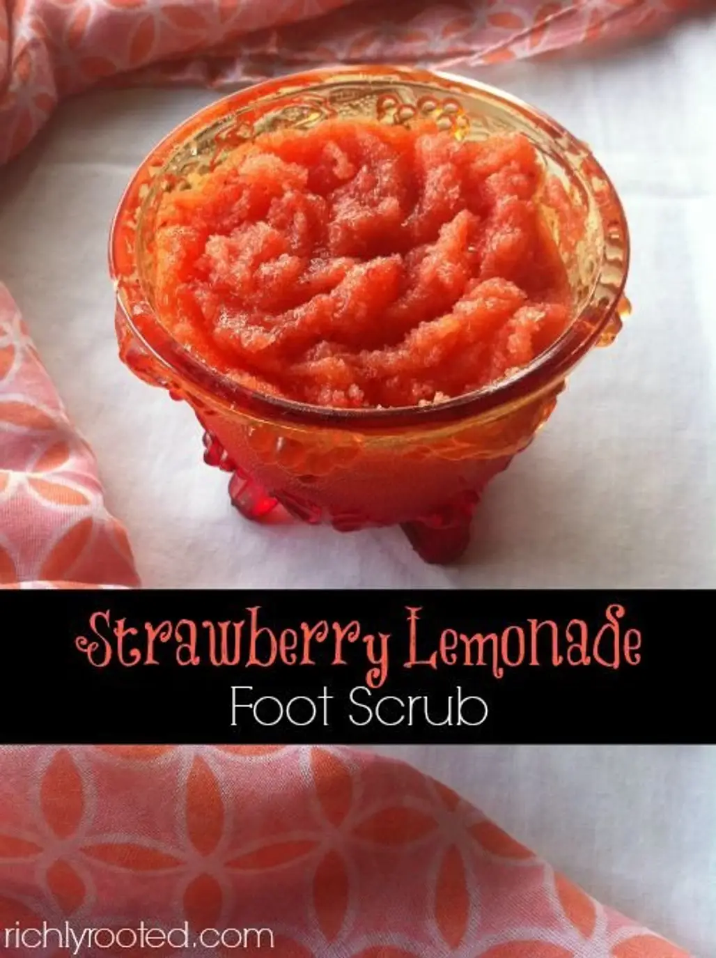 Strawberry Lemonade Foot Scrub