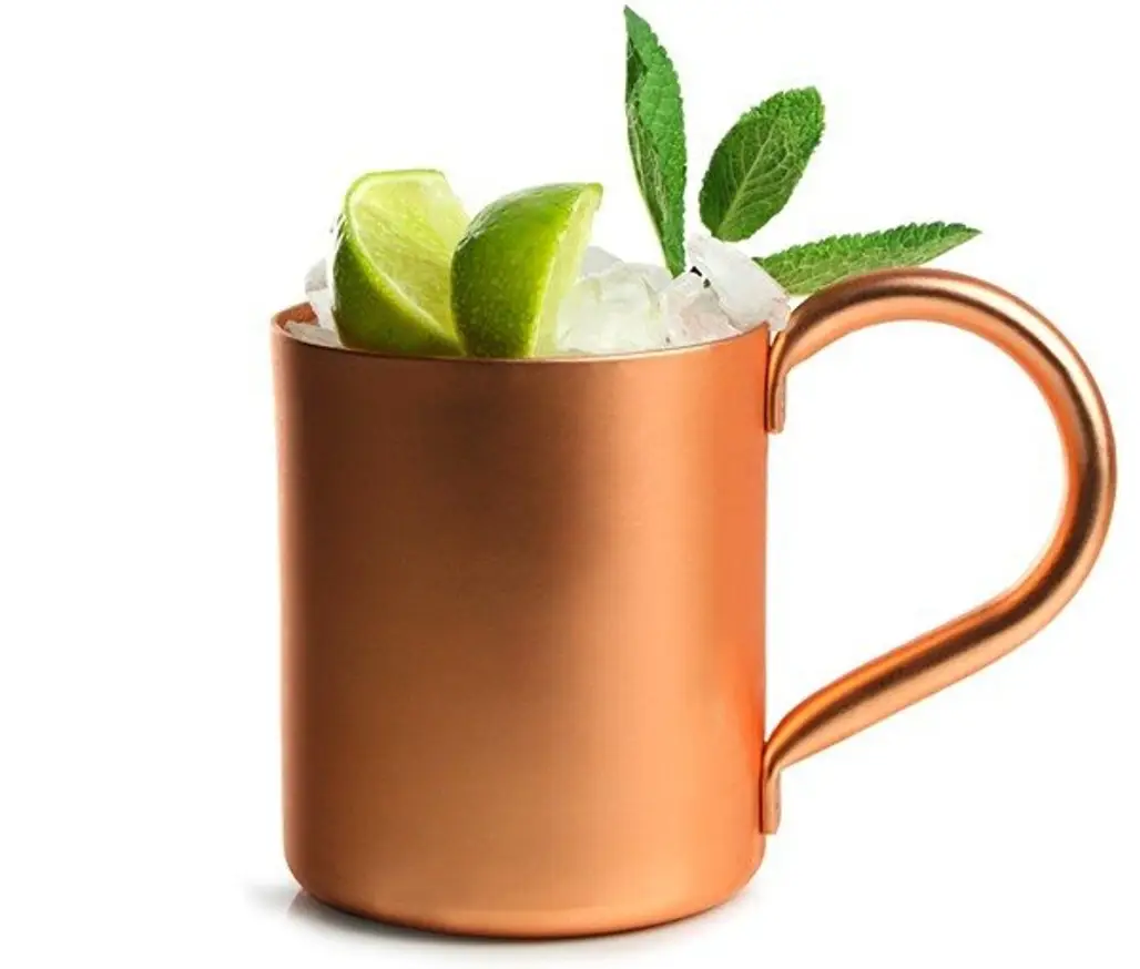 Copper Plated Moscow Mule Mugs, 16 Oz, Set of 2