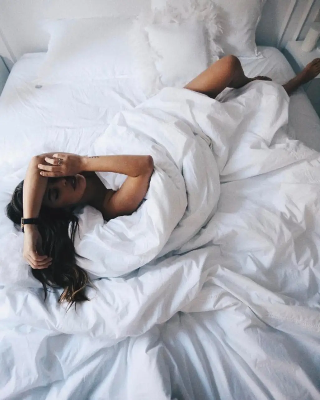 textile, sleep, bed, girl, photo shoot,