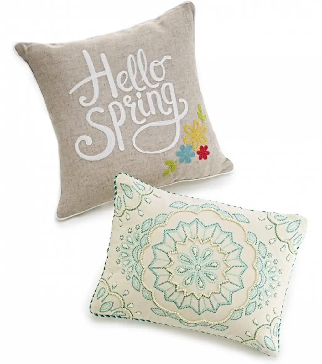“Hello Spring” Pillow