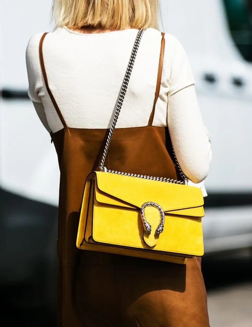 color, yellow, handbag, white, clothing,