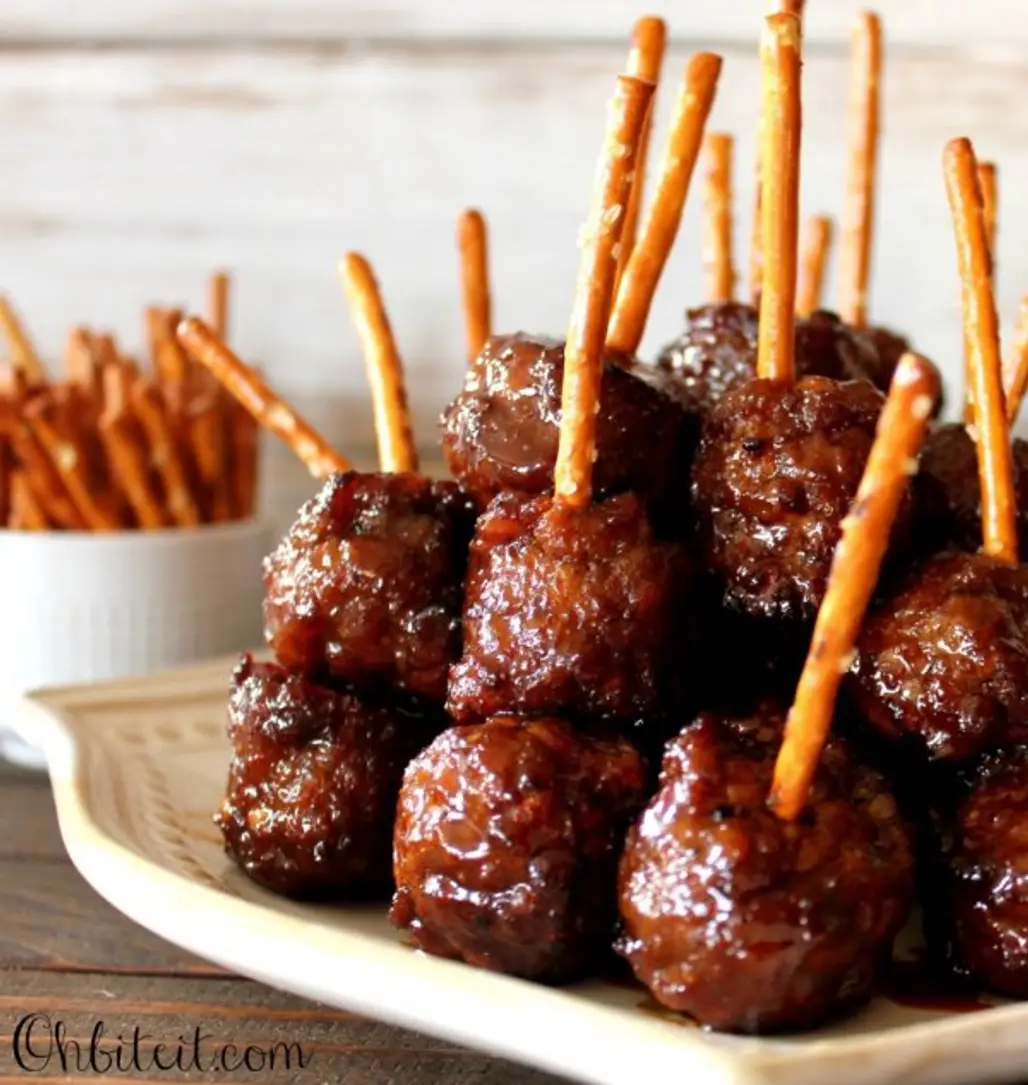 Sweet and Sticky Meatballs