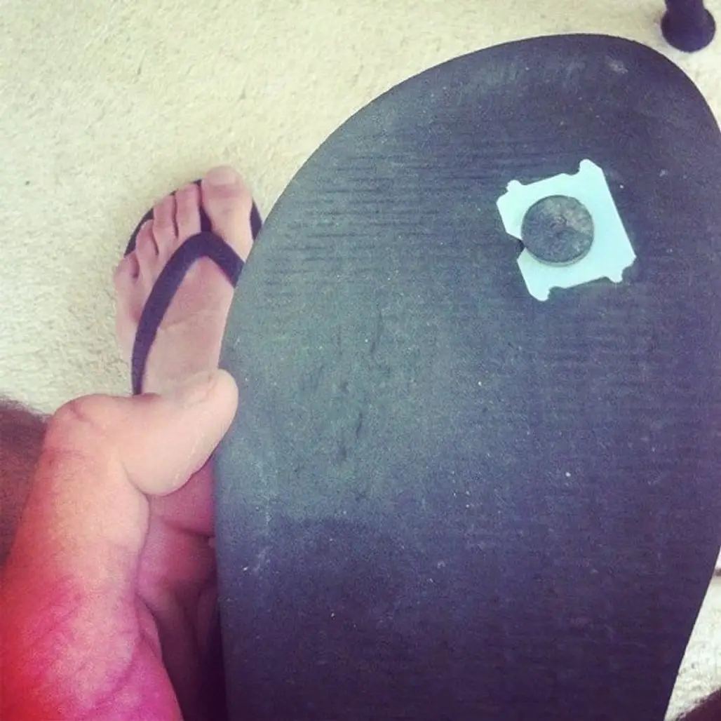 Use Bread Tags to Keep Flip Flops from Coming Apart