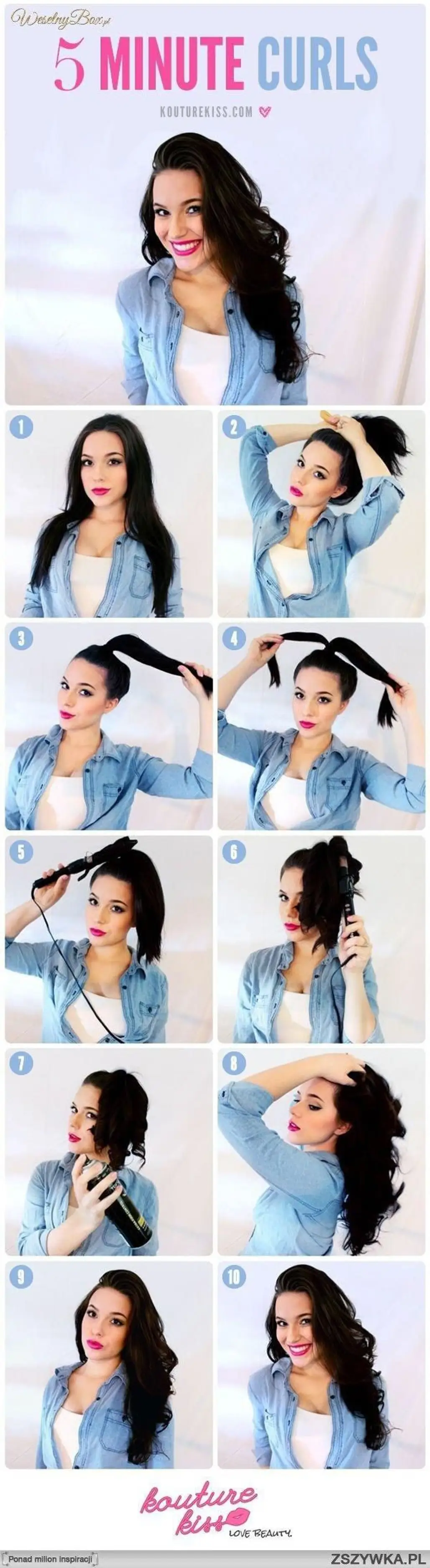 Get Fast Curls with a Ponytail
