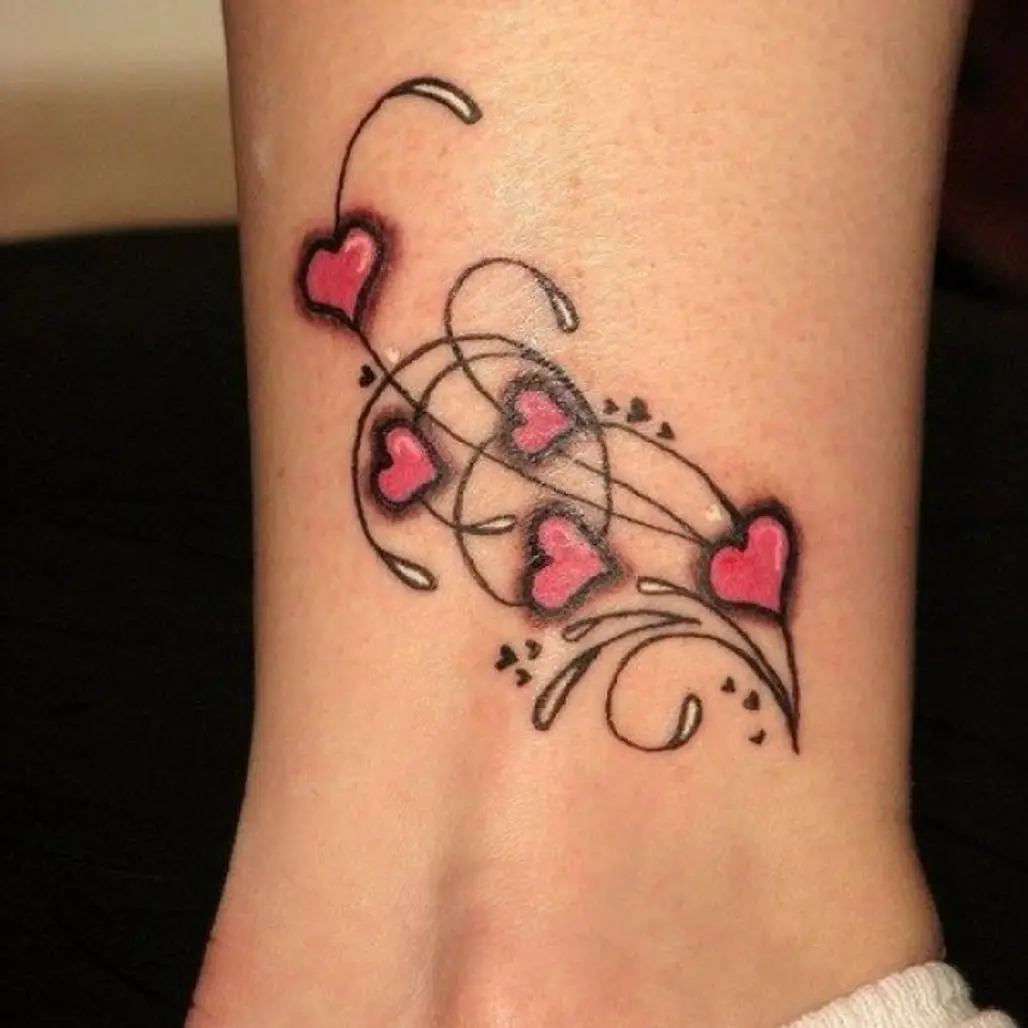 cute heart tattoo | Trendy tattoos, Unique tattoos, Tattoos for women