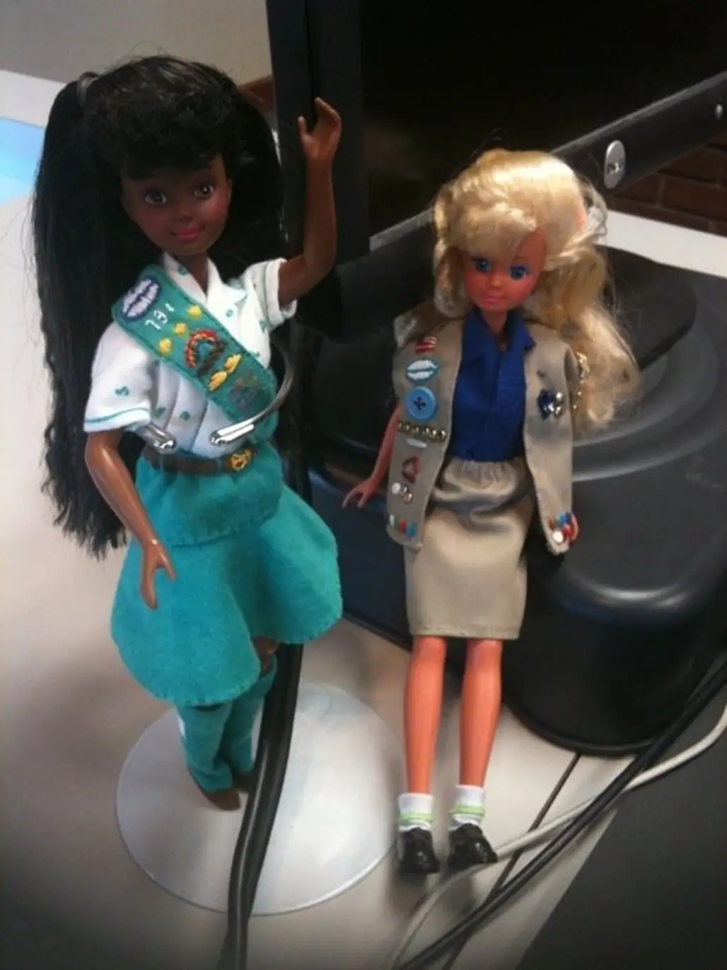 Girl Scout Barbie and Skipper
