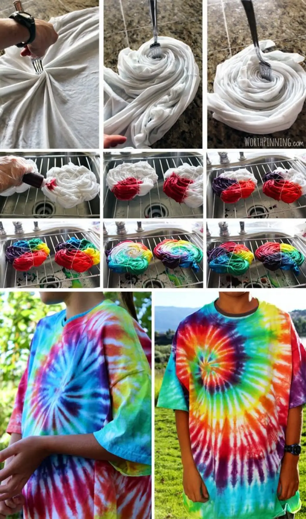 Tie Dye Your Summer T-shirts