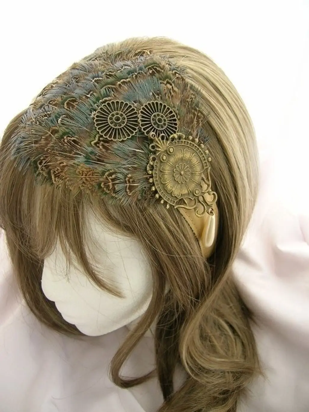 Steampunk Feather Headpiece