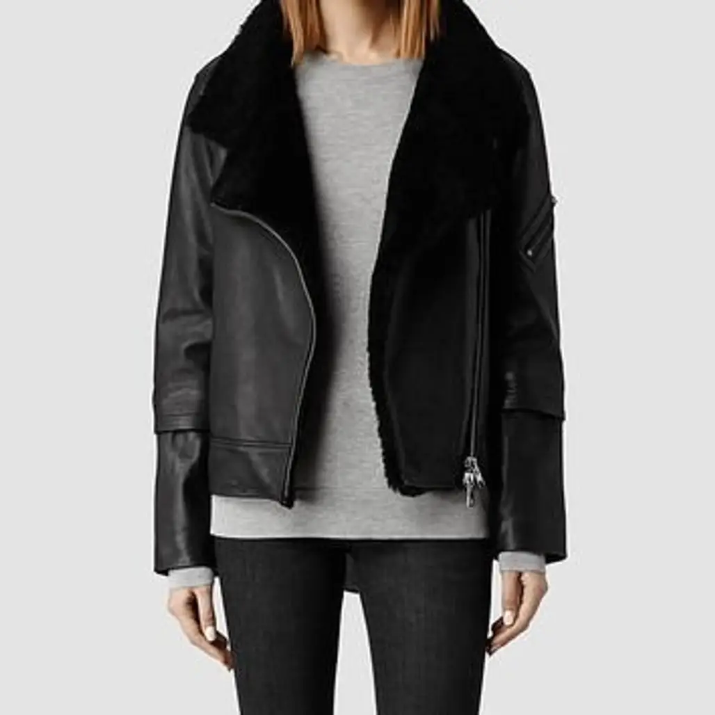 Bayes Shearling Leather Jacket