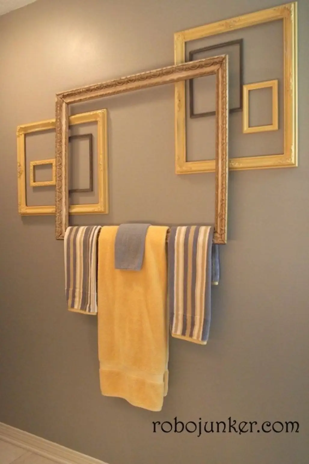 Picture Frame Towel Rack