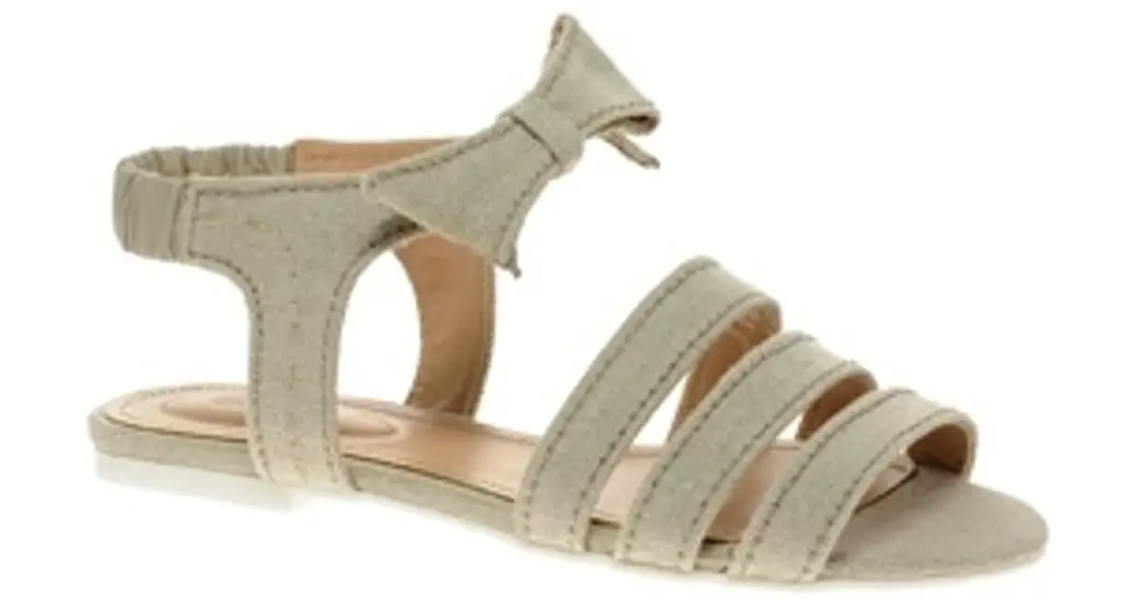 See by Chloe Canvas Bow Detail Flat Sandal