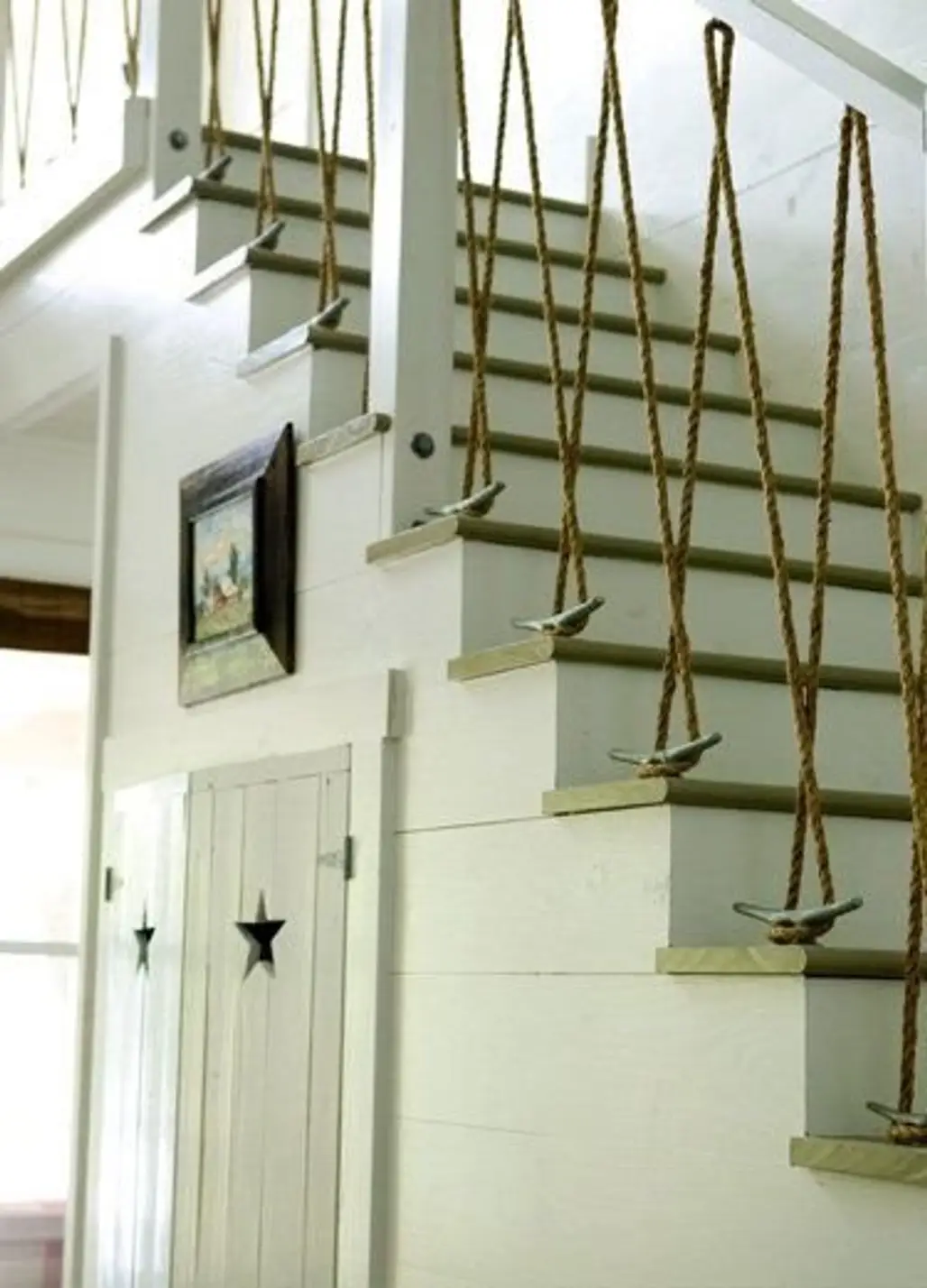 Give Your Staircase a Nautical Makeover