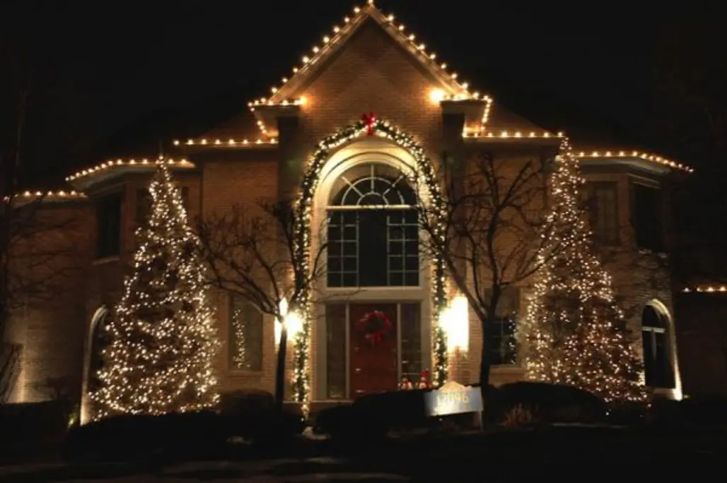 christmas lights, christmas, night, christmas decoration, christmas tree,