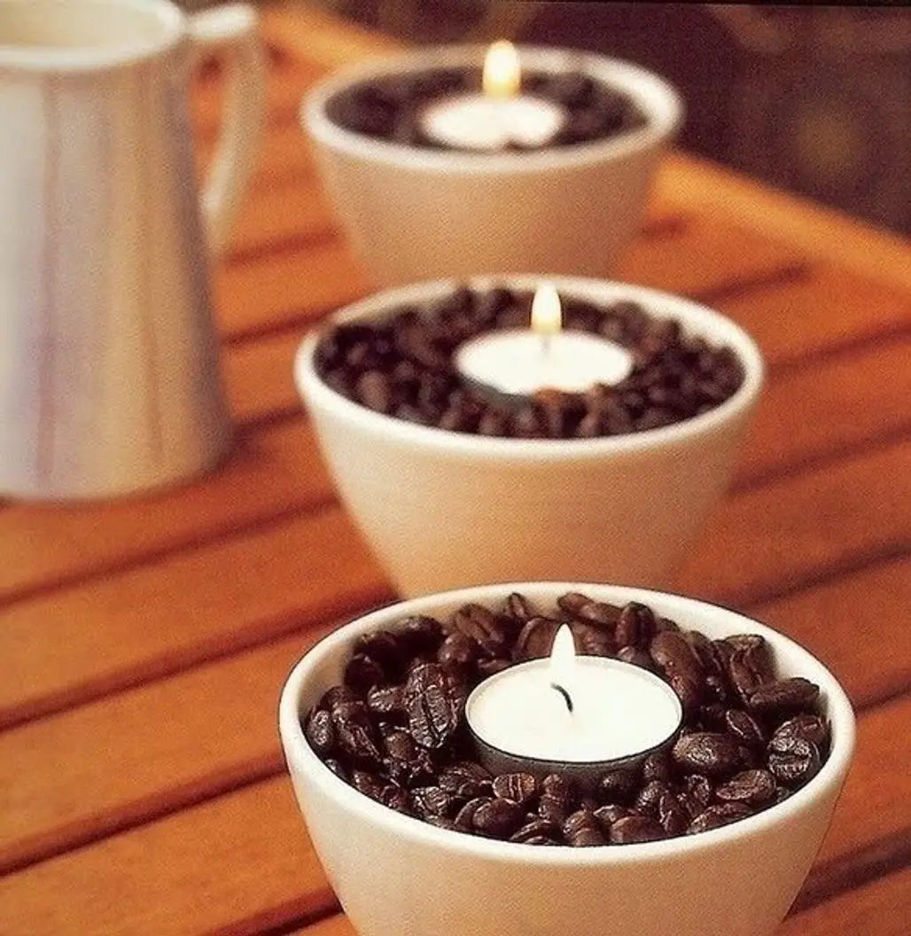 Make Your Home Smell Amazing with Coffee and Tea Light Candles