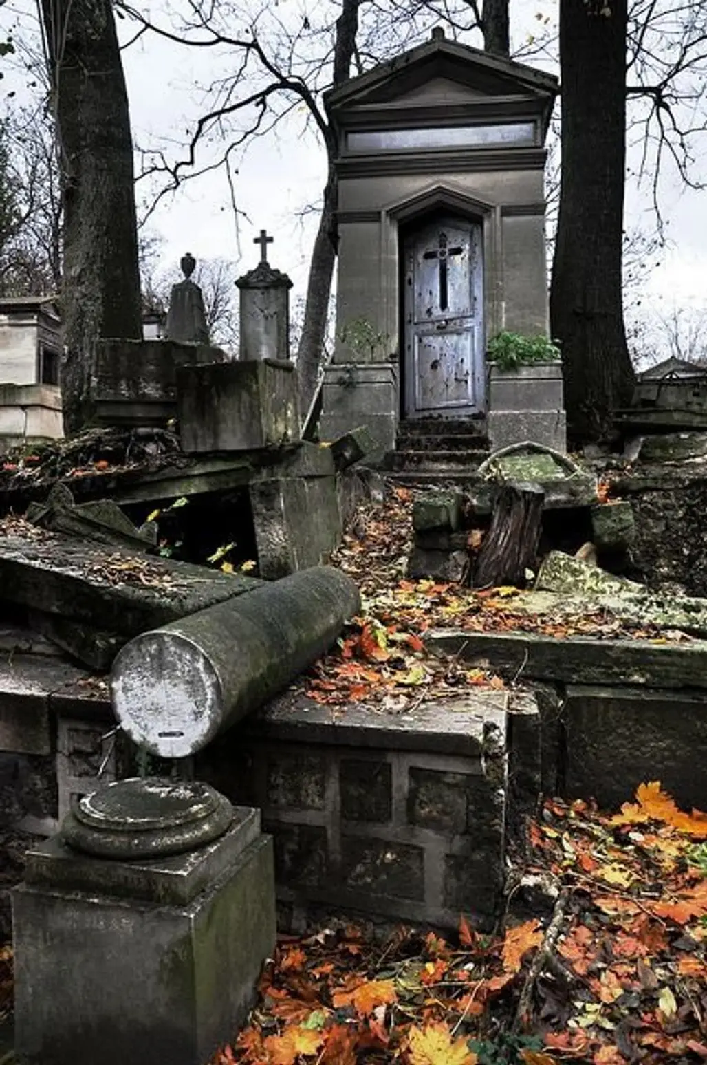 grave,cemetery,ruins,shrine,autumn,