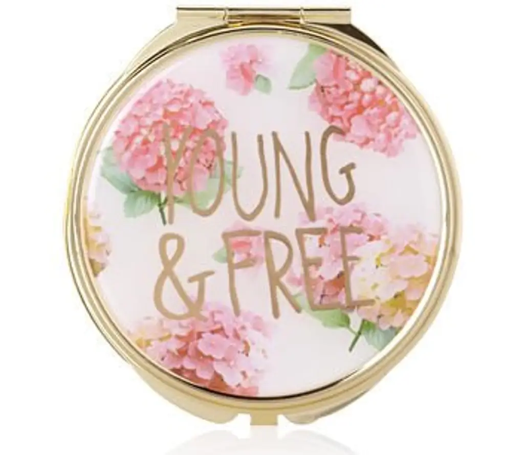 Young & Free Mirror Compact Mint/Pink One