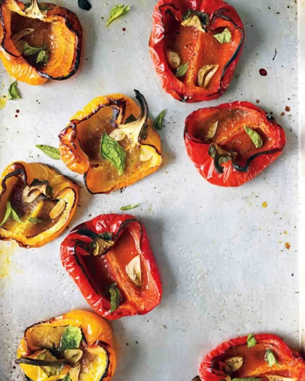 Oven Roasted Sweet Peppers