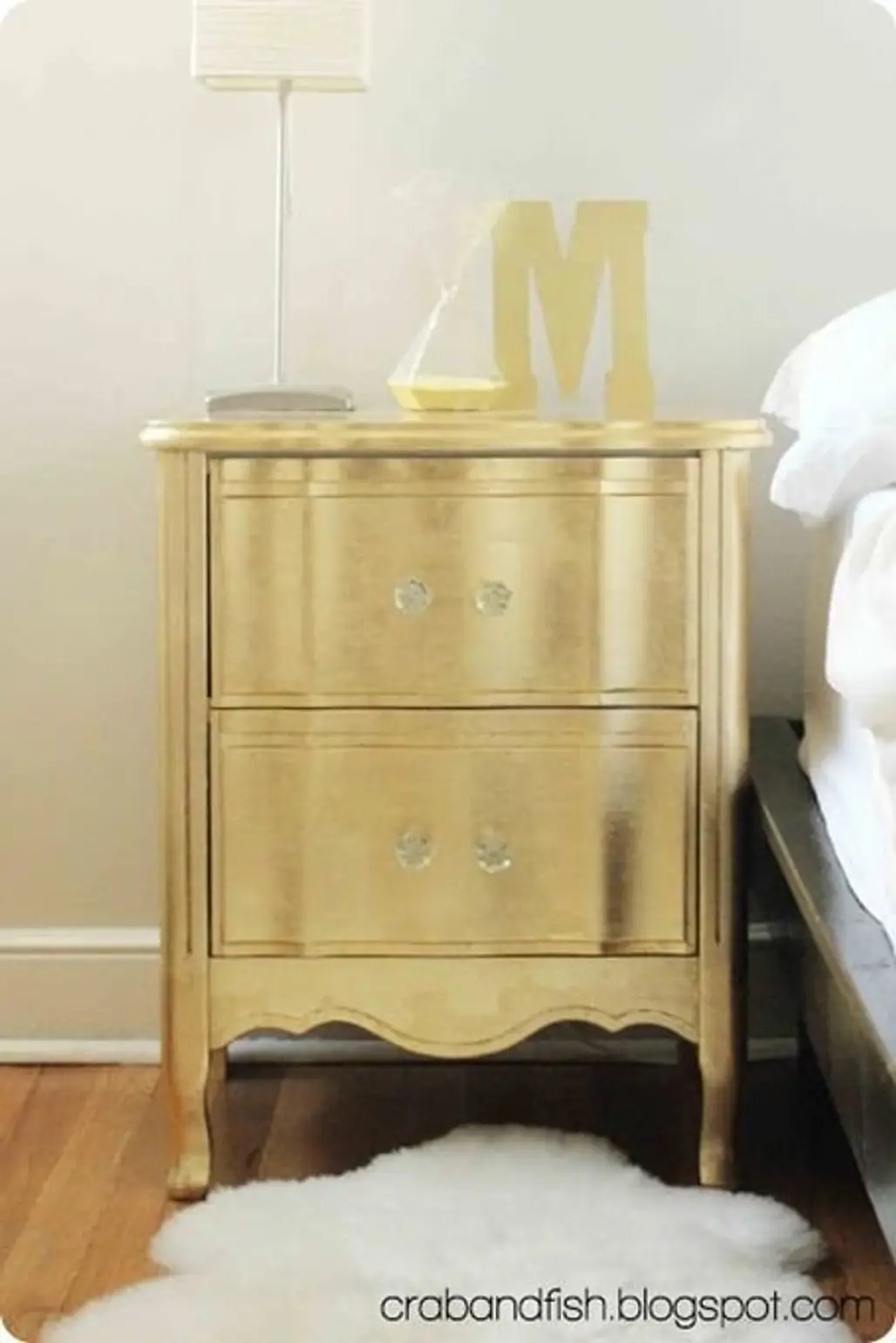 Wowser - Gold Leaf Nightstand - Would You?