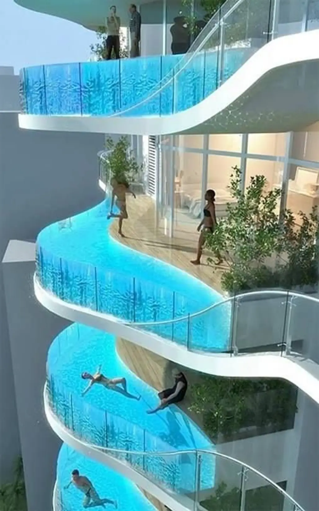 Balcony Swimming Pools in Mumbai, India