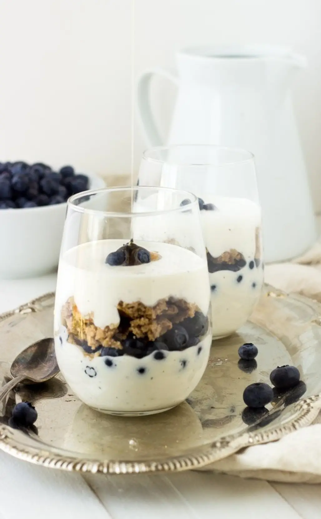 Greek Yogurt and Blueberries Make a Great Snack