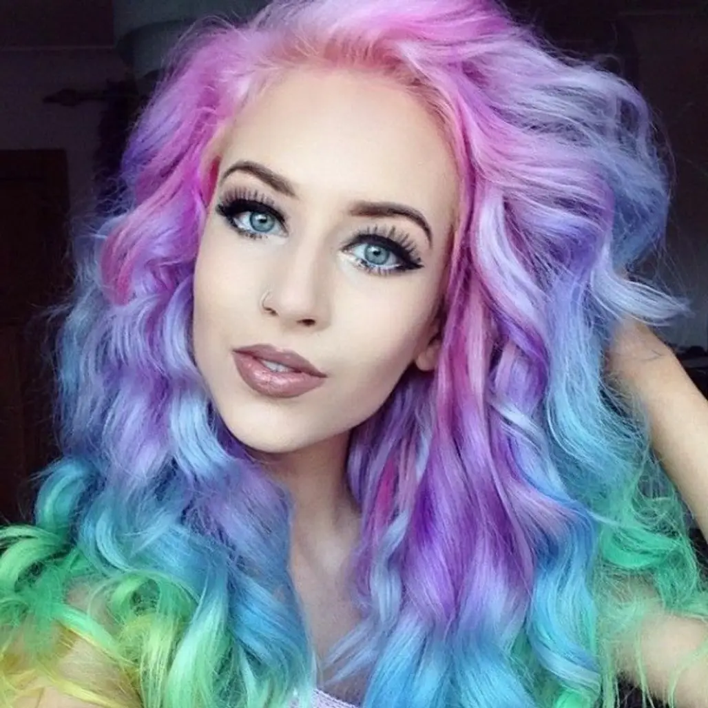 hair,human hair color,color,face,purple,